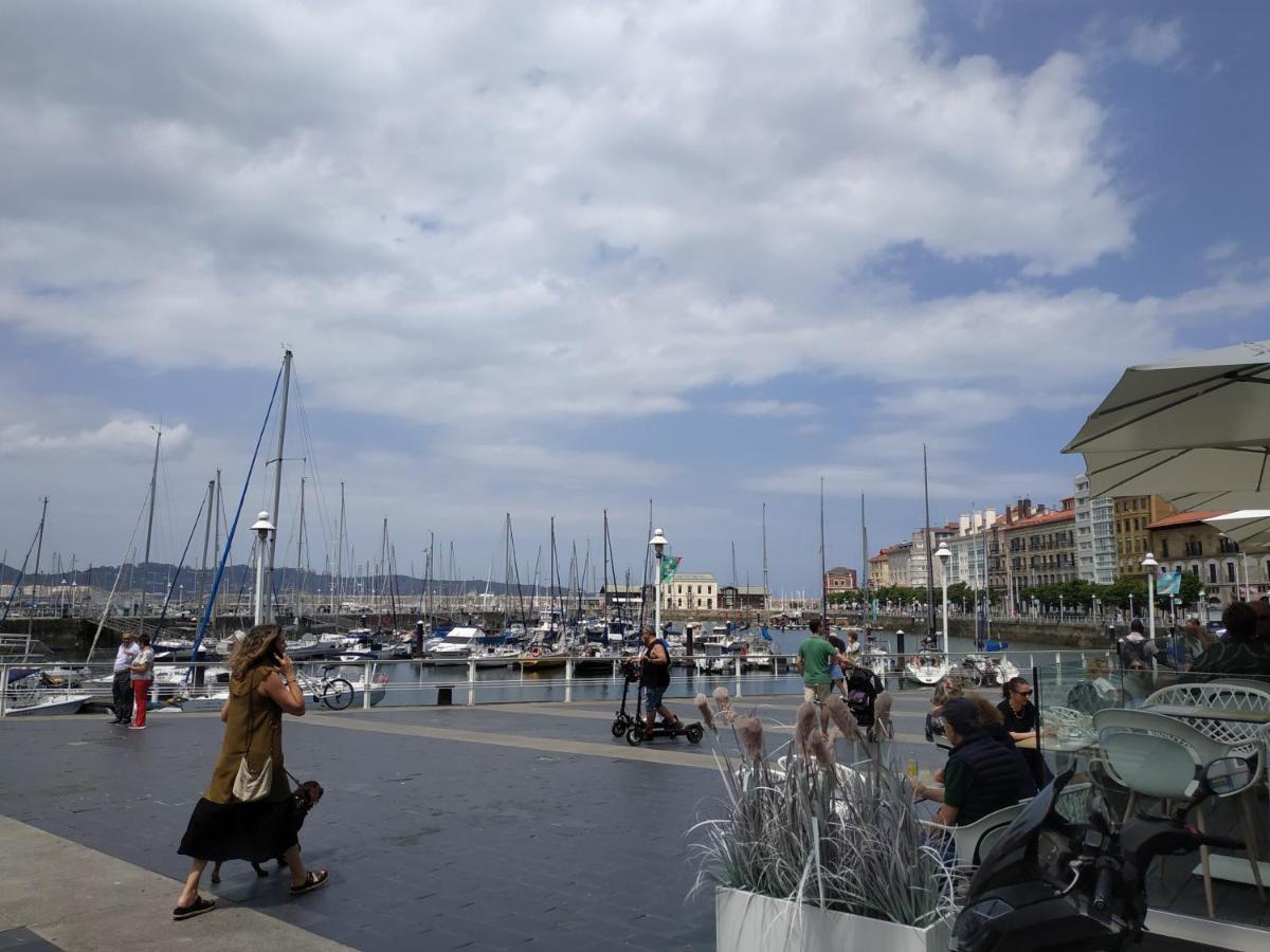 Appartamento El Rincon Del Puerto Gijón Esterno foto