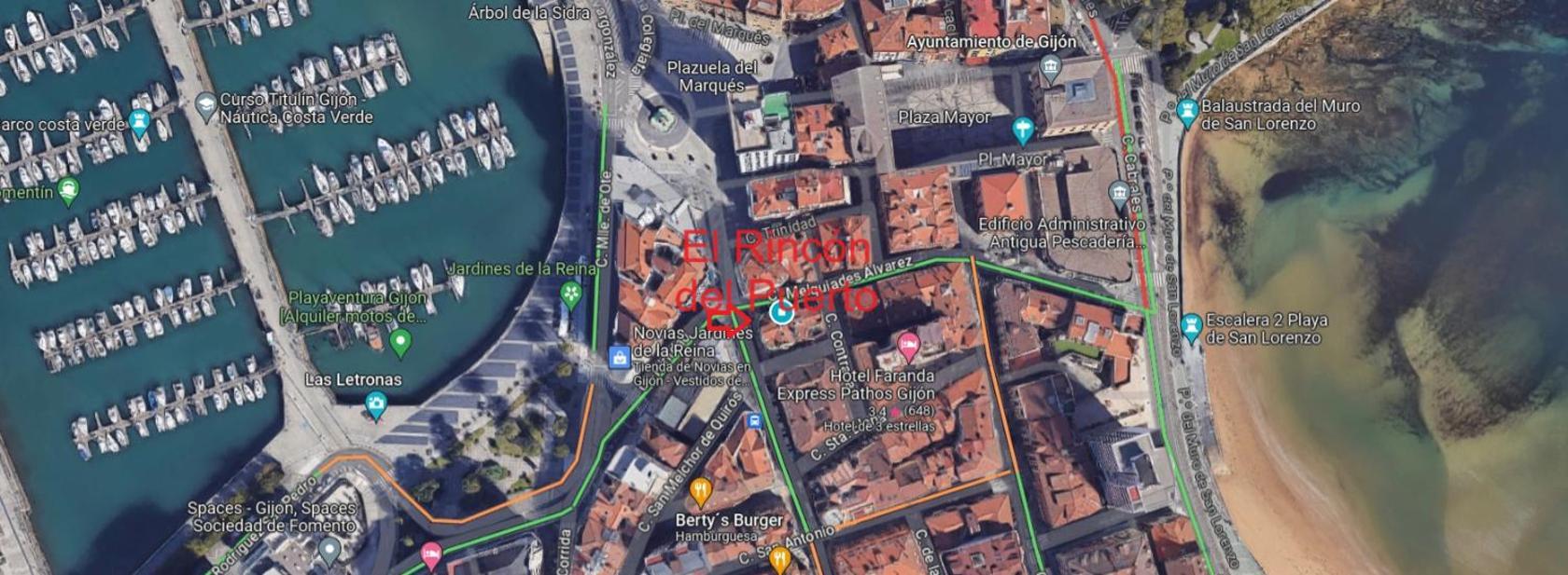 Appartamento El Rincon Del Puerto Gijón Esterno foto