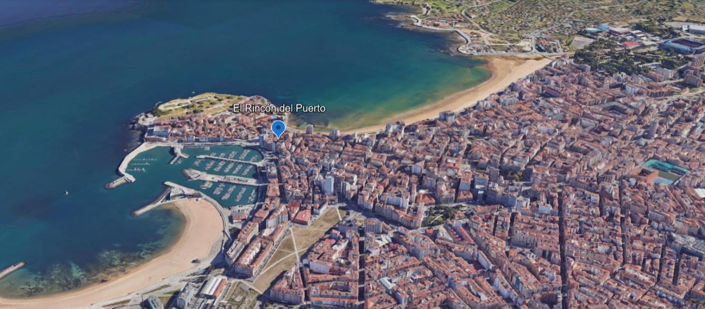 Appartamento El Rincon Del Puerto Gijón Esterno foto